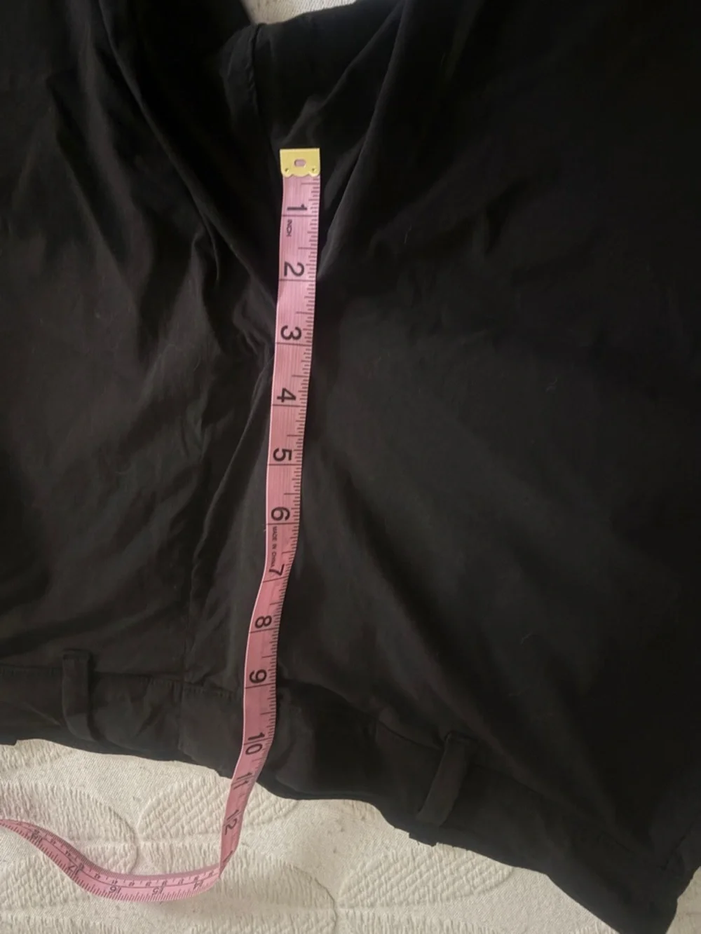 J. Crew Black Flat-Front Tech Stretch Men’s Shorts 34 waist 10.5 inch inseam